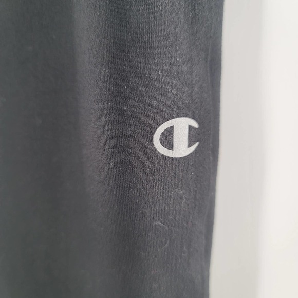 CHAMPION Yoga Pants Foldover Waistband Size XL Short Black Active Workout - Picture 4 of 5